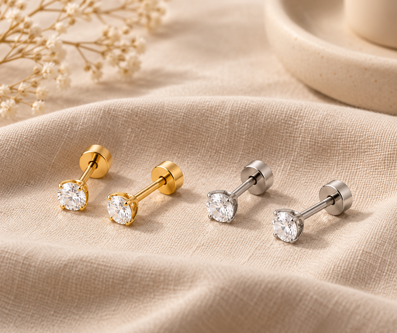 Boucles d'oreilles Eclat