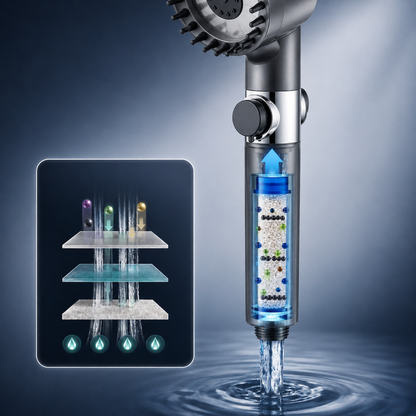 Pommeau de douche filtrant- Aquapure