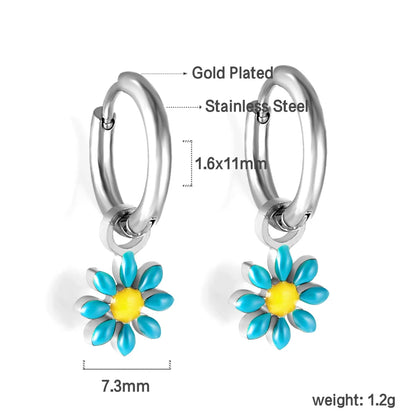 Boucles d'oreilles-Créoles Marguerite