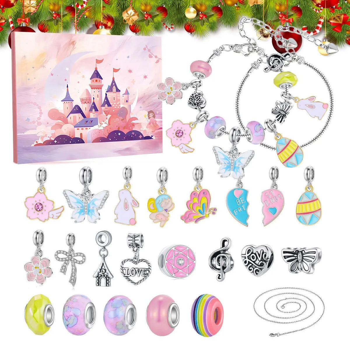 🎄 Calendrier de l’Avent Bracelet DIY – 24 Jours de Créativité