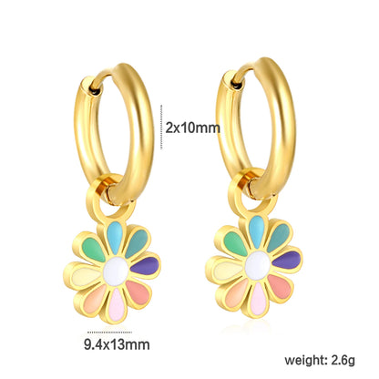 Boucles d'oreilles-Créoles Marguerite