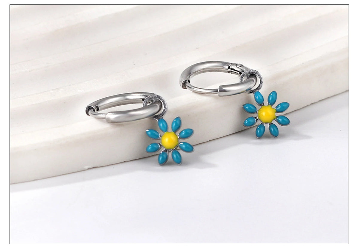 Boucles d'oreilles-Créoles Marguerite