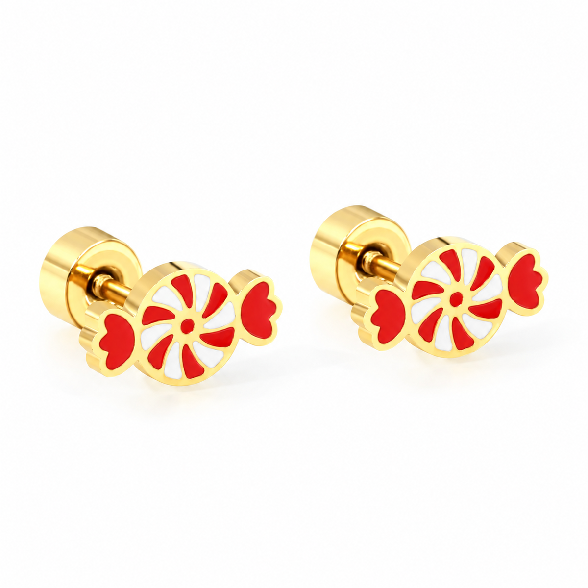 Boucles d'Oreilles- Puces Bonbon