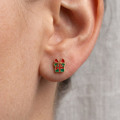Boucles d'Oreilles-Puces Cadeau