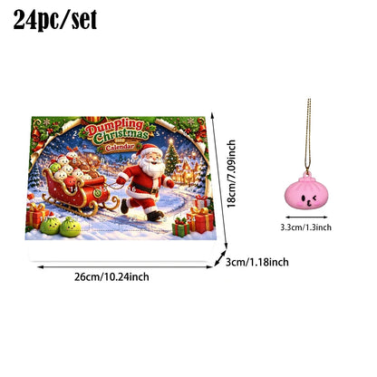 Calendrier de l'avent- Squishy Dumpling à suspendre