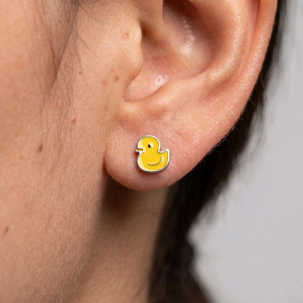 Boucles d'Oreilles- Puces Canard