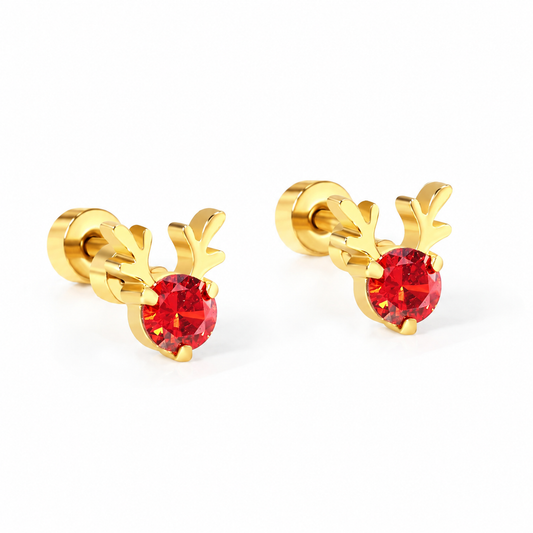 Boucles d'Oreilles- Puces Rennes