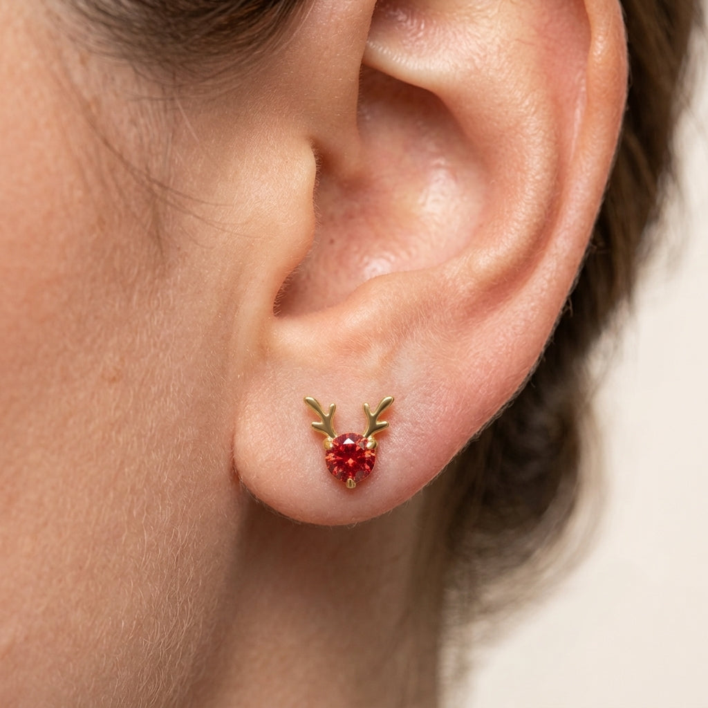 Boucles d'Oreilles- Puces Rennes