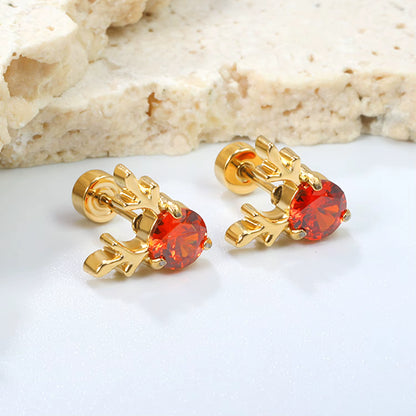 Boucles d'Oreilles- Puces Rennes